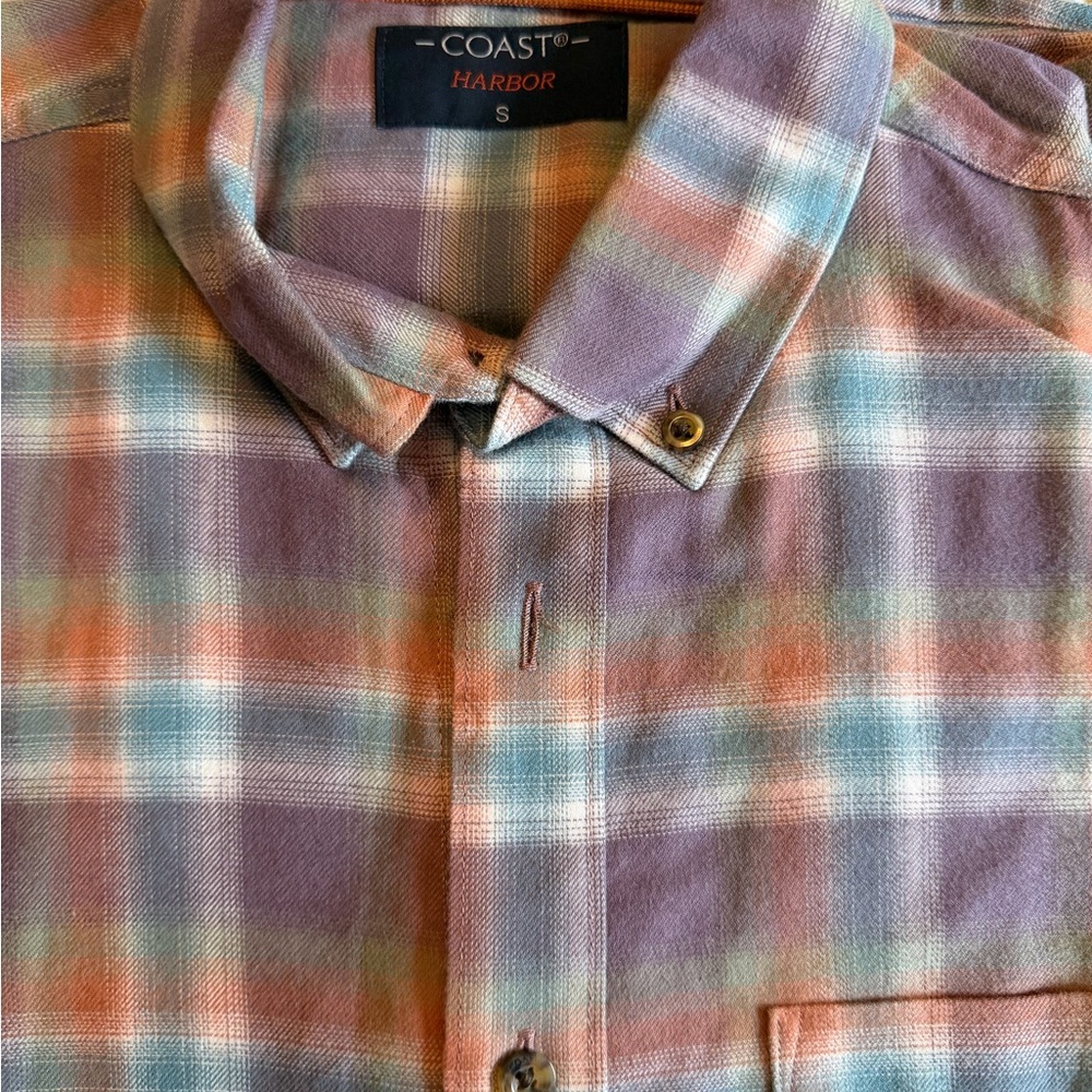 COAST Harbor Button-Down Long Sleeve Shirt Small - Picture 2 of 4